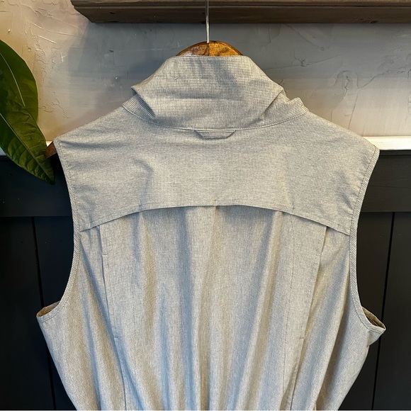 Duluth‎ Trading Co Sol Survivor Sun Protection Tunic Vest Gray Full Zip XXL - Picture 4 of 13